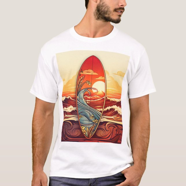 Camiseta Surf n' Roll T-Shirt (Anverso)