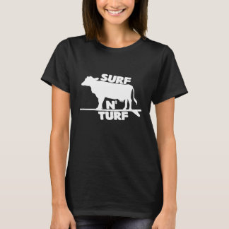 Camiseta Surf N Turf Cow Surfing