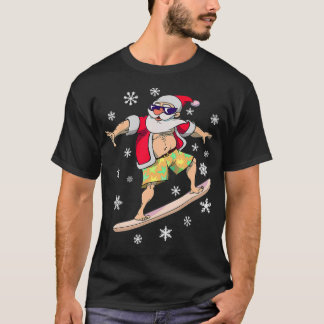 Camiseta Surf navidad Surf Hawái Santa Hawái