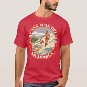 Camiseta Surf Nicaragua San Juan Del Sur Viaje Vintage