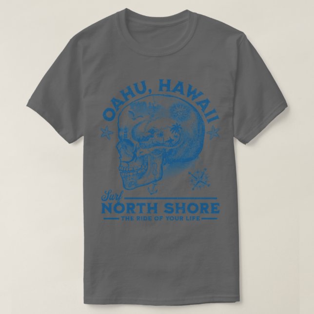 Camiseta Surf Oahu Hawaii North Shore Ride De Tu Vida (Diseño del anverso)
