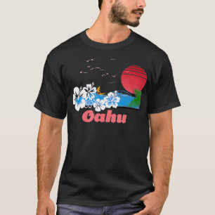 Camiseta Surf Oahu Hawaii Retro 80