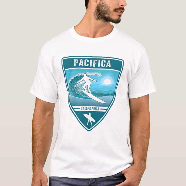 Camiseta Surf Pacifica California (Anverso)