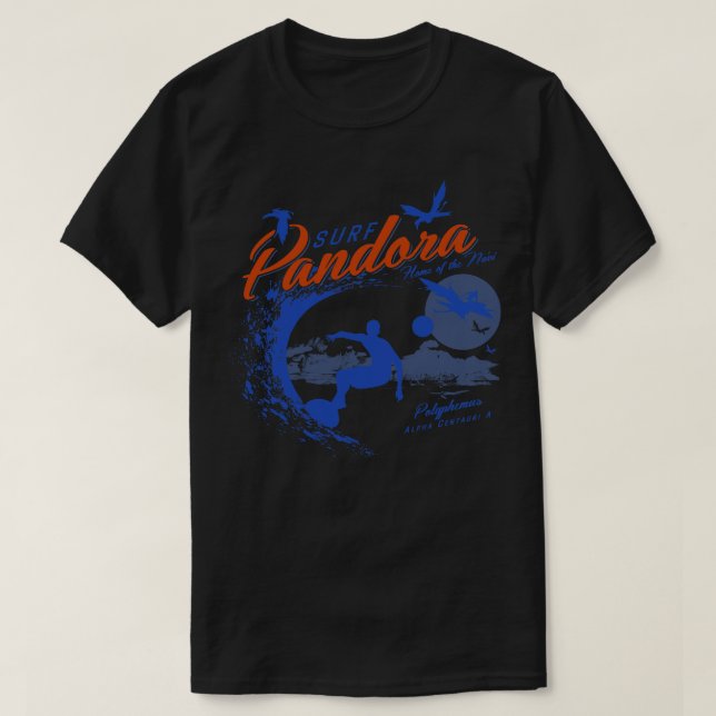 Camiseta Surf Pandora (Diseño del anverso)