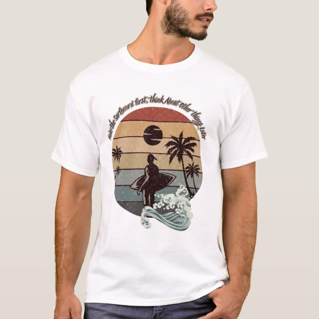 Camiseta Surf primero (Anverso)