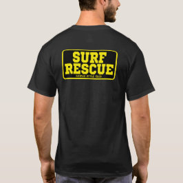 Camiseta SURF RESCUE BLK  back print