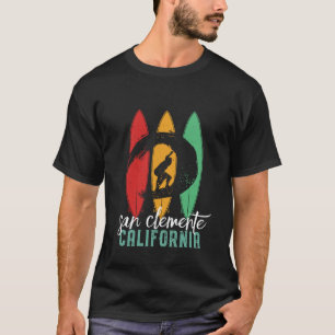 Camiseta Surf Retro de San Clemente Beach California
