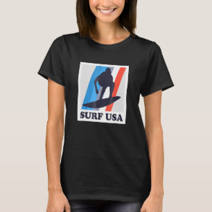 Camiseta Surf Retro Surf Usa Vintage Para Surfistas