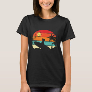 Camiseta Surf Retro Surfer Sunset Palm Tree - Surf 1
