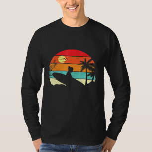 Camiseta Surf Retro Surfer Sunset Palm Tree - Surf 1