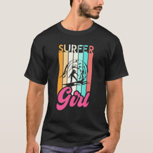 Camiseta Surf Retro Water Sport Waves Surfer Chicas Su