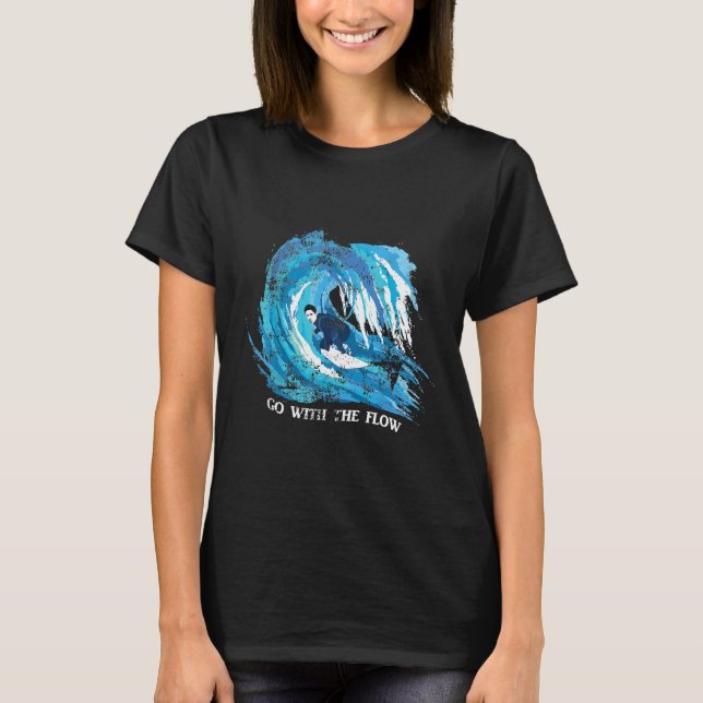 Camiseta Surf s Go With the Flow (Anverso)
