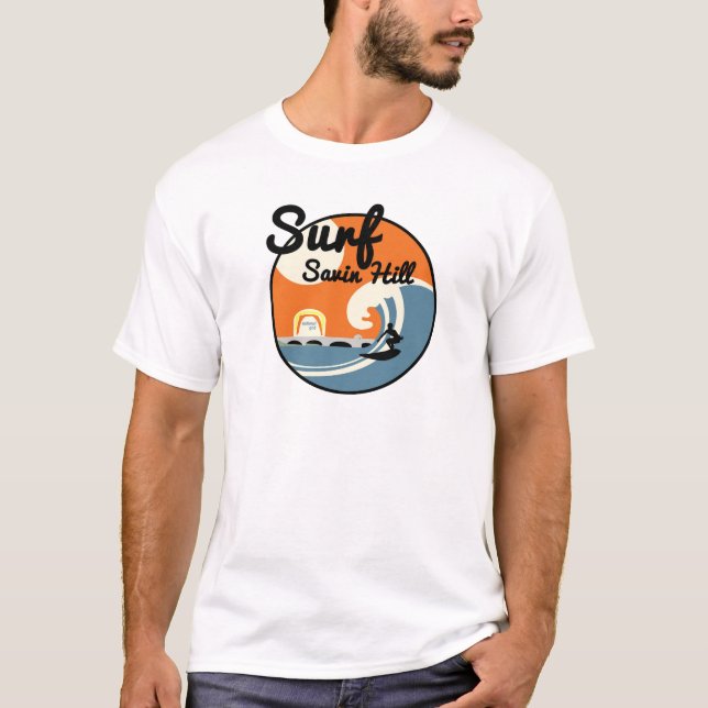 Camiseta Surf Savin Hill - ¡la playa favorita de Dorchester (Anverso)
