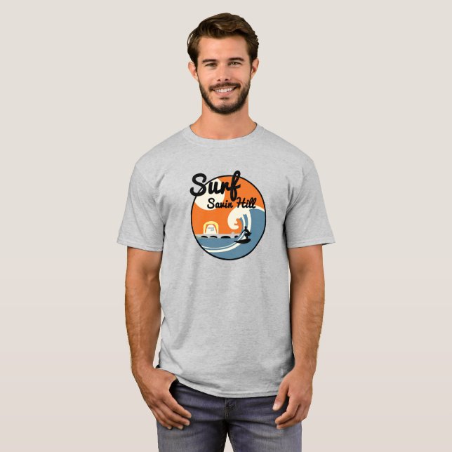 Camiseta Surf Savin Hill - La playa favorita de Dorchester (Anverso completo)
