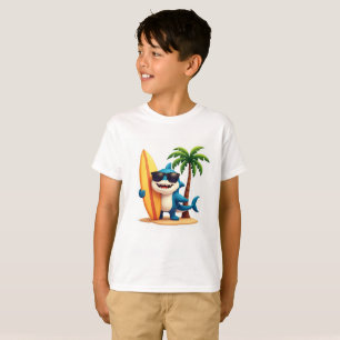 Camiseta Surf Shark Vibes 🦈 Guay Beach Personalizado Style