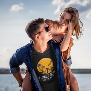 Camiseta Surf Souvenir Costa Rica Sunset
