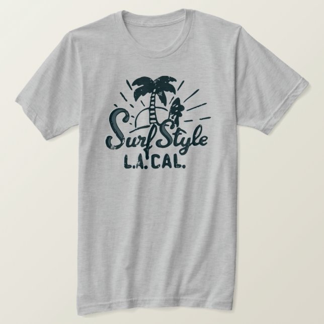 Camiseta Surf Style (Anverso del diseño)