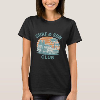 Camiseta Surf & Sun Club Retro Woody Surfboard T-Shirt