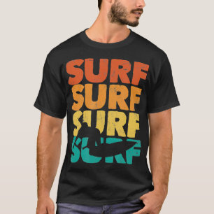Camiseta Surf Surf Retro Surfer Vintage Surfboard