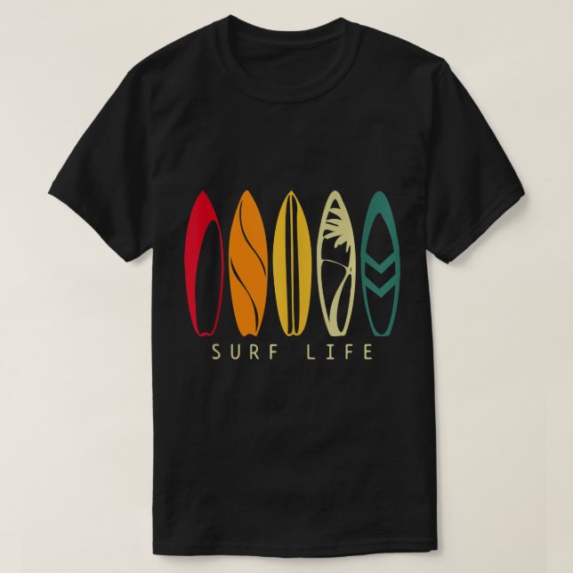 Camiseta Surf Surf Surf Surf Surf Surf Surf Surf Surf Surf  (Diseño del anverso)