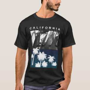 Camiseta Surf Surfboard Y Strip De California Lazy Boy Surf