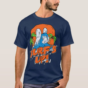 Camiseta Surf Surfing Ocean Waves Palm Tree Retro Desig