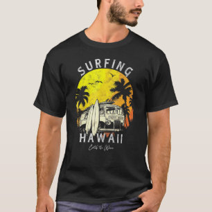 Camiseta Surf The Wave Palm Tree Surfing Hawaii
