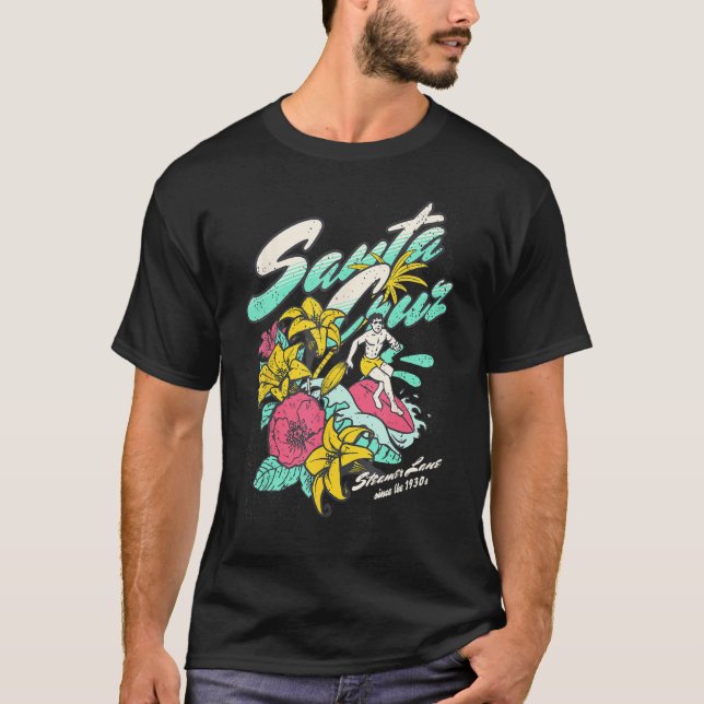 Camiseta Surf Tshirt Santa Cruz Beachwear Steamer Lane Surf (Anverso)