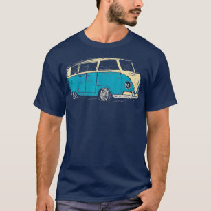 Camiseta Surf Van Beach Hippie Style Touring Van