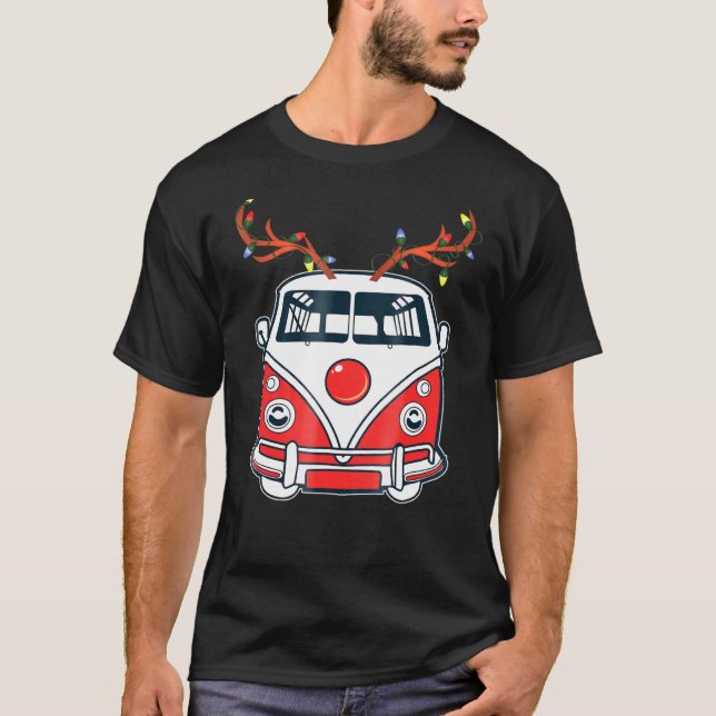 Camiseta Surf Van Reindeer Navidades (Anverso)