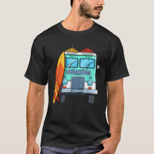 Camiseta Surf Van Surfboard Palm Trees Surfing Surfing Surf