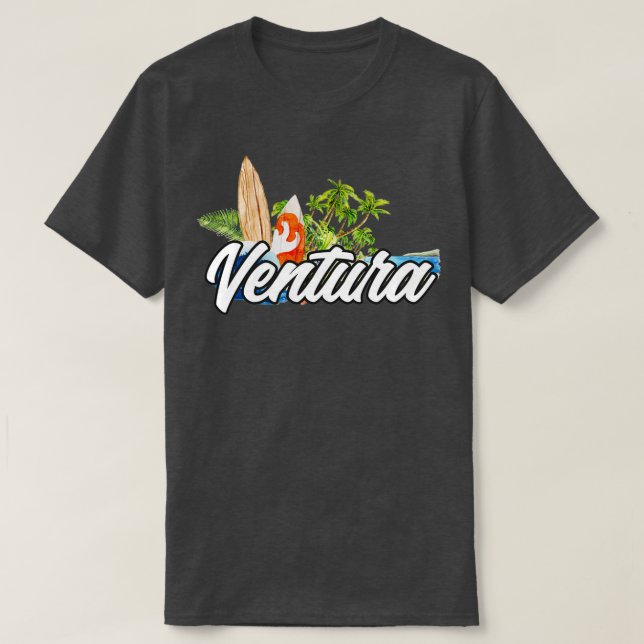 Camiseta Surf Ventura (Diseño del anverso)