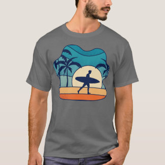 Camiseta Surf Verano Surfing Retro Arte Vintage