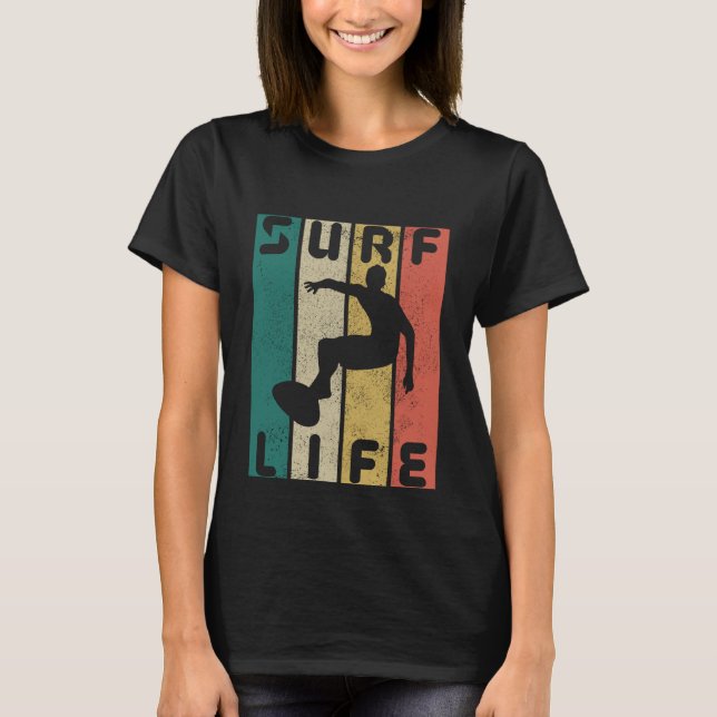 Camiseta surf vida vintage (Anverso)