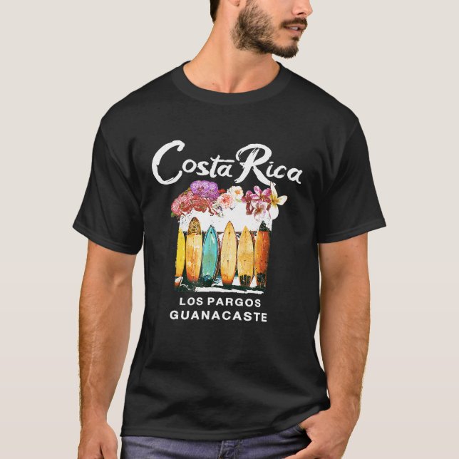 Camiseta Surf Vintage de Costa Rica (Anverso)