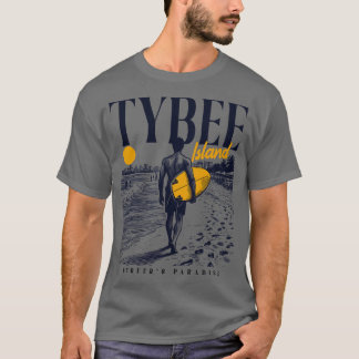 Camiseta Surf vintage Tybee Island Georgia Retro Surfer
