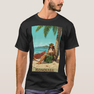 Camiseta Surf vintage Waikiki Hawaii