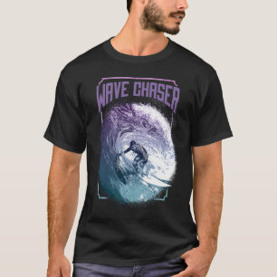 Camiseta Surf Wave Chaser en acción