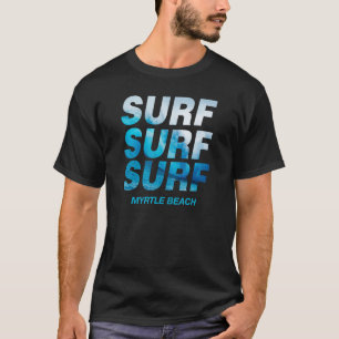 Camiseta Surf Wave Myrtle Beach South Carolina Ocean Surfin