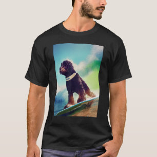 Camiseta Surf Wave Surfing Surf Board Guay Dog