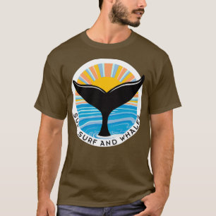 Camiseta Surf y ballenas