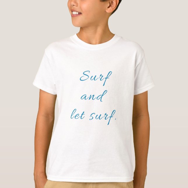 Camiseta Surf y Let Surf (Anverso)