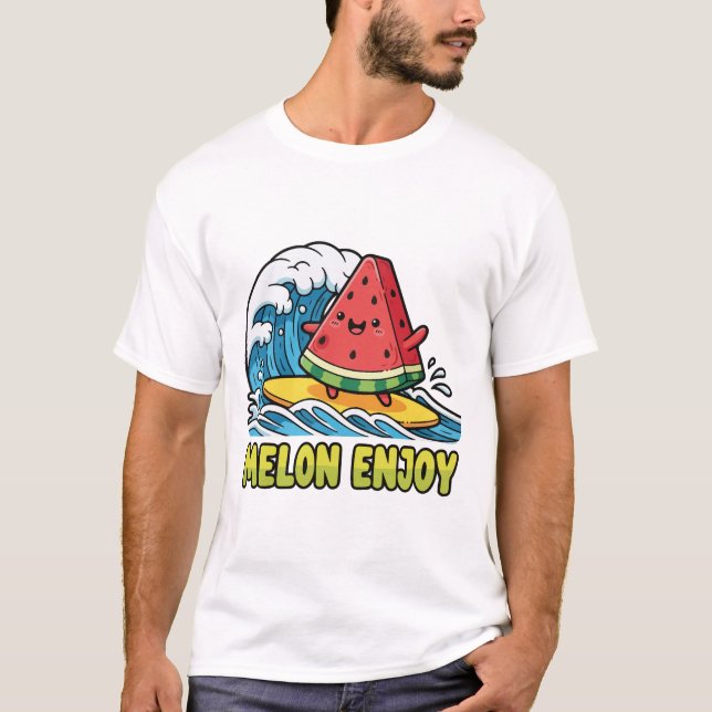 Camiseta Surf y Snack (Anverso)