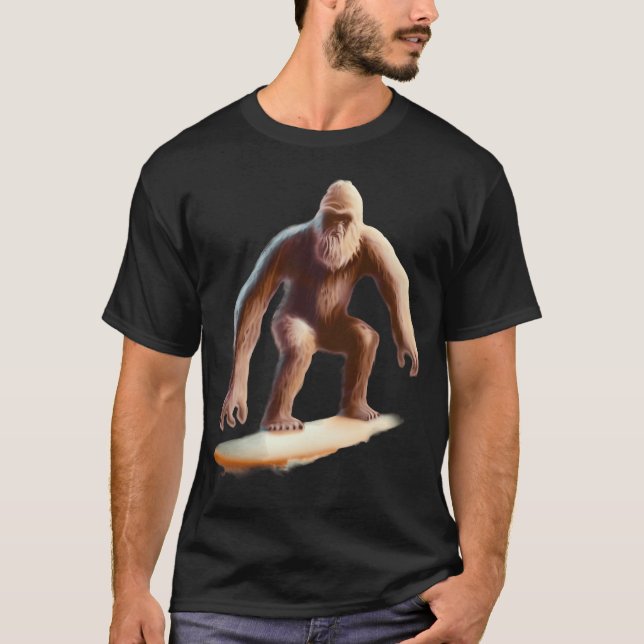 Camiseta surfando divertido (Anverso)