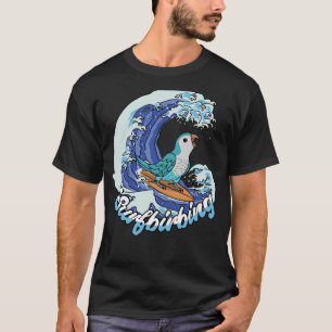 Camiseta Surfbiring Parrot I Blue Monk Parakeet Quaker
