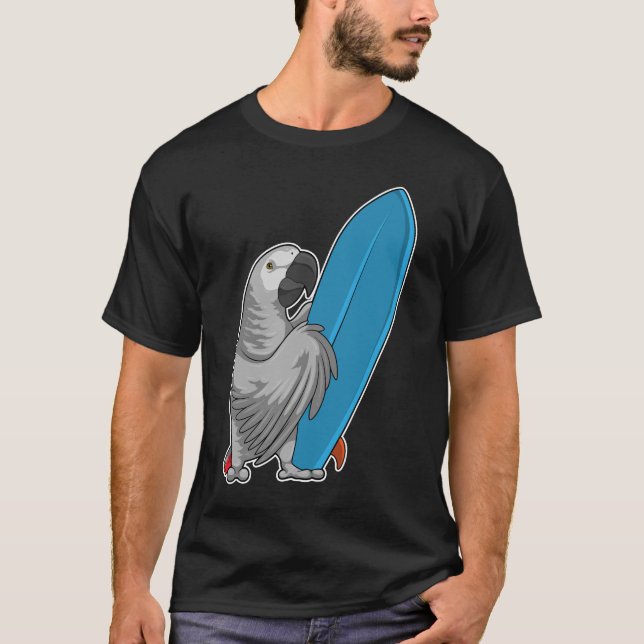 Camiseta Surfboard de loro (Anverso)