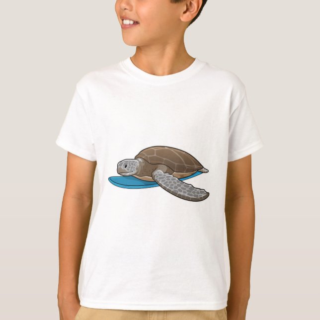 Camiseta Surfboard de tortuga (Anverso)