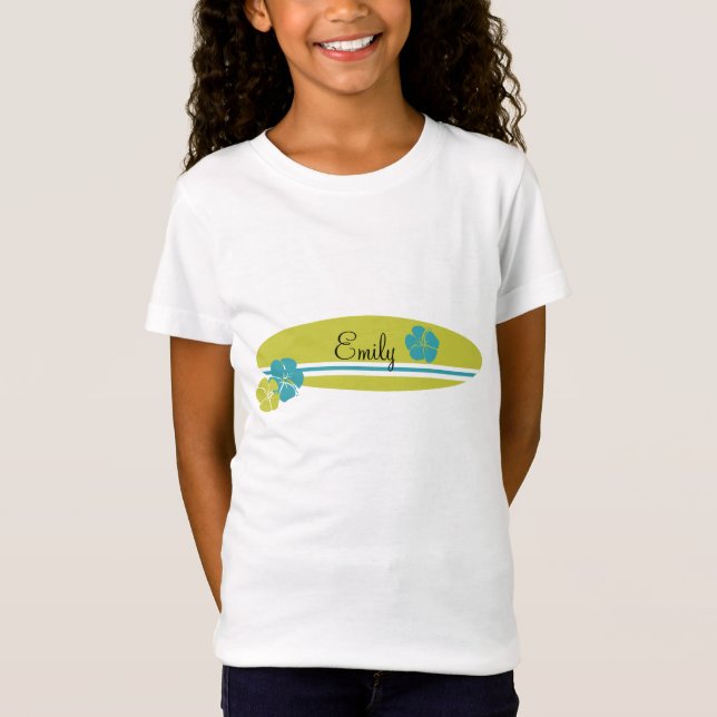 Camiseta Surfboard Hibiscus (Anverso)
