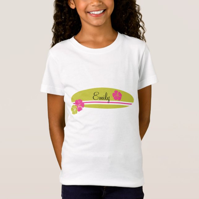 Camiseta Surfboard Hibiscus (Anverso)