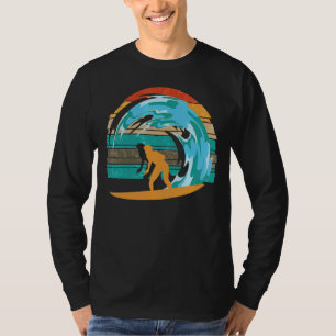 Camiseta Surfboard Retro Ocean Surfer Waves Sport Summer Su